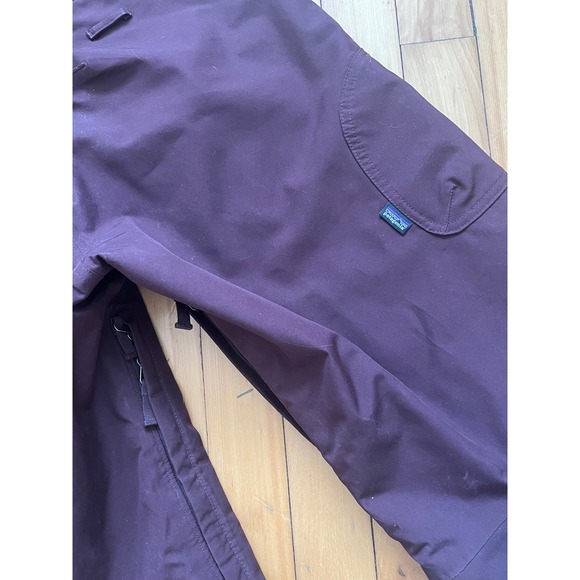 Patagonia Waterproof Insulated Ski Snowboard Pants Womens Medium Plum - Picture 9 of 10
